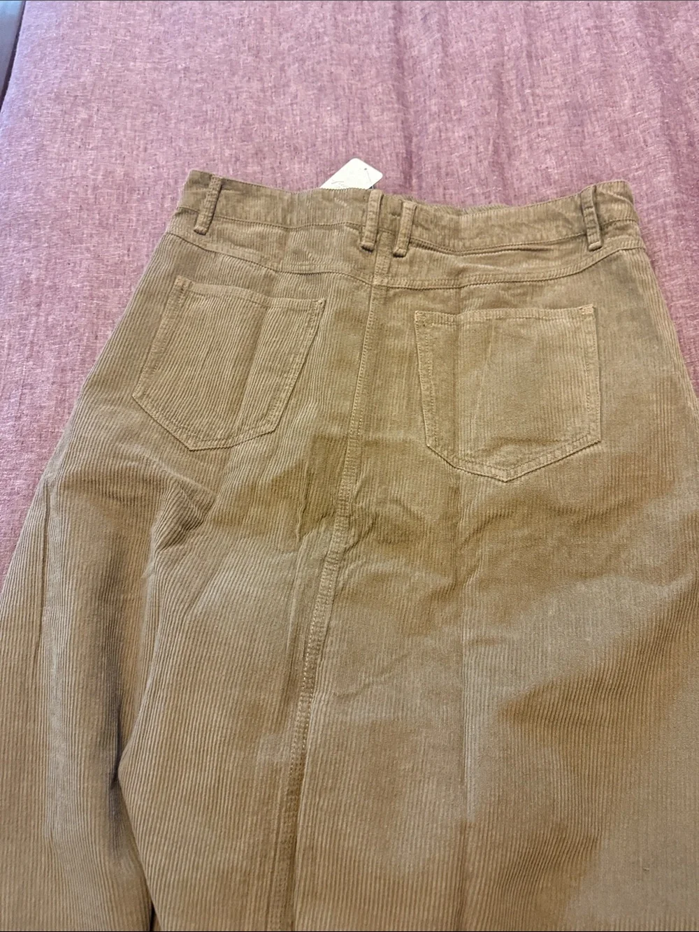Free People Come As You Are Cord Skirt/Chocolate